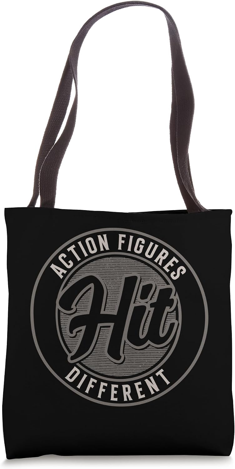 Action Figures Hit Different Collectors Nostalgia Tote Bag