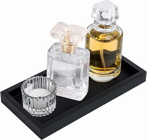 Miniatura 3 de Soporte para cepillos de dientes negro para baños y bandeja de silicona pequeña para cocina, fregadero, tocador