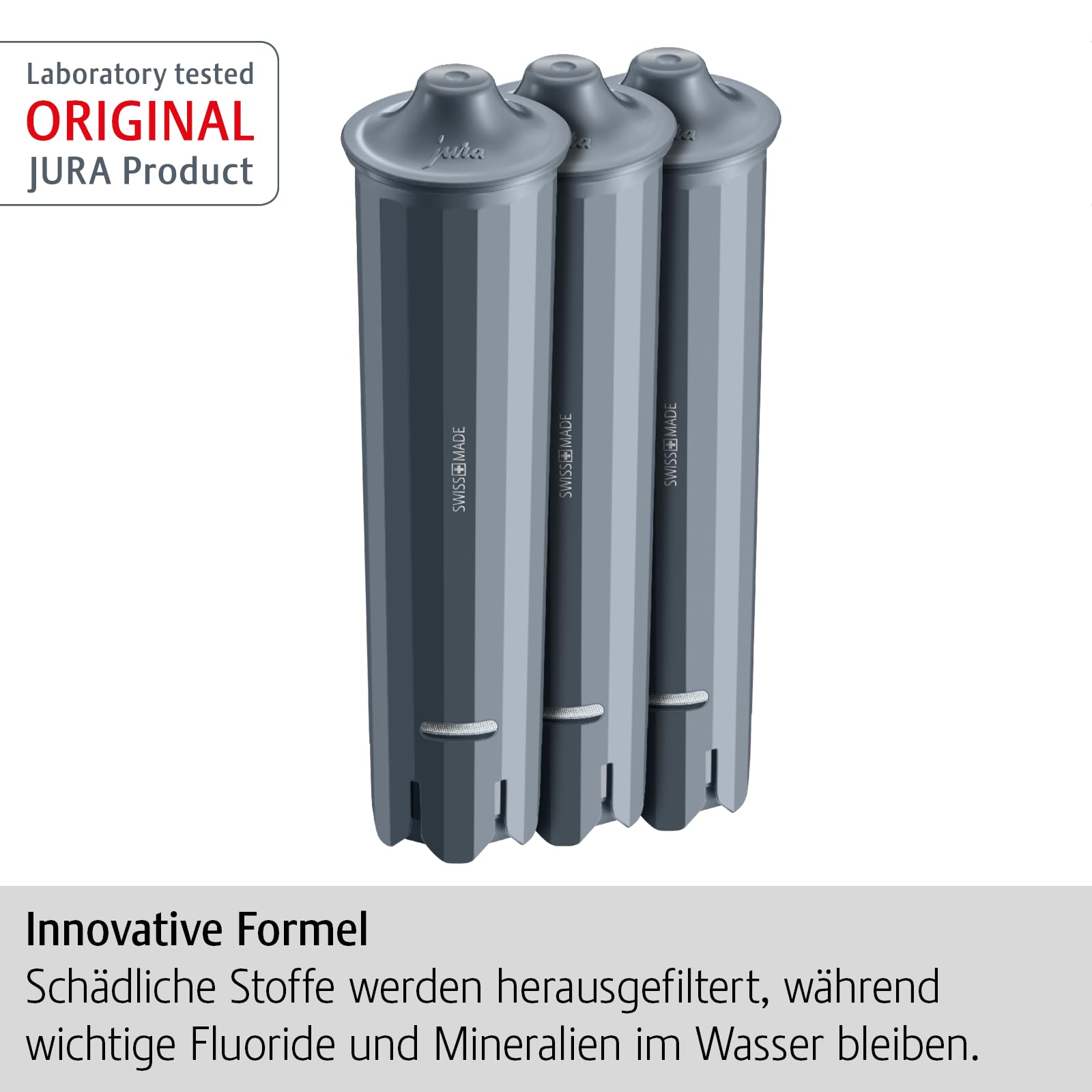 Jura Original - Care Kit Basic con tutti i prodotti di manutenzione importanti - Igiene certificata TÜV - 3 cartucce filtranti CLARIS Smart+, 6 pastiglie di pulizia - 25067