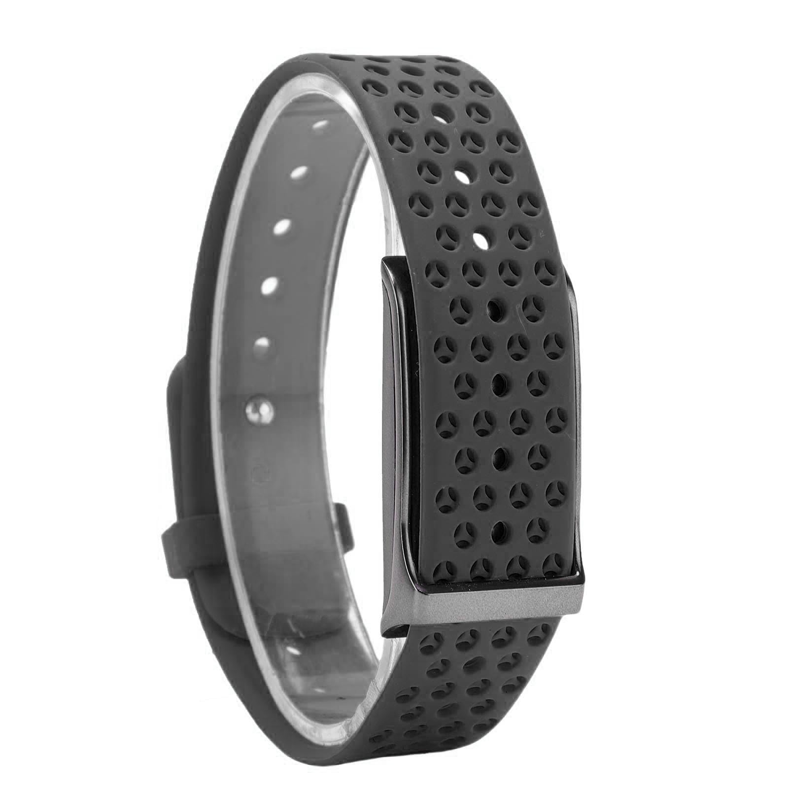 YUKERMARB Fitness Tracker, Health Tracker Band Smart Bracelet with 24/7 Heart Rate Sleep Monitor 40-Day Battery Life 10M for Women Men Swimming Running (Black)