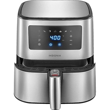 Insignia - 5-qt. Digital Air Fryer - Stainless Steel