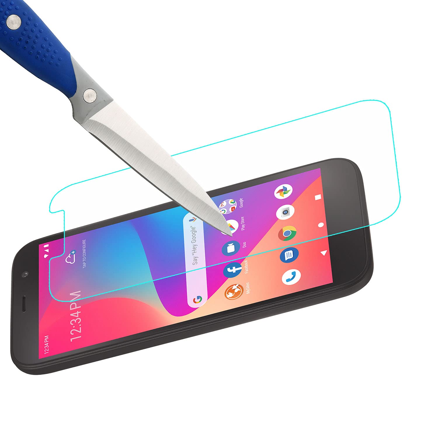 Vetro Temperato Per BLU View 2 Pack Da 2 Protezioni Schermo In Per BLU View 2 (modello B130DL) Vetro Temperato Supershieldz