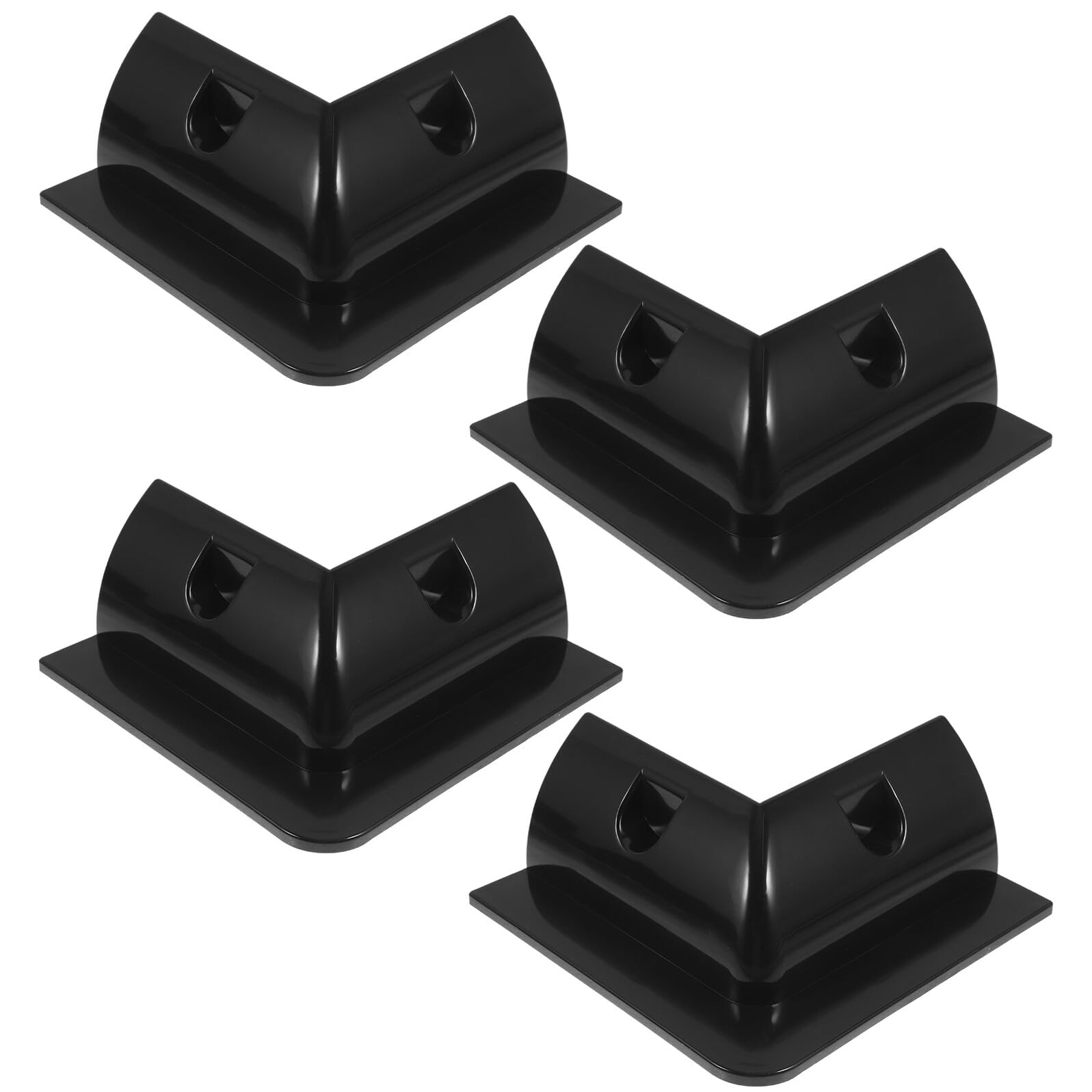 Soporte para Panel Solar Rv sin Taladro Montaje Fácil con Estructura Ventilada Resistente y Seguro Kit para Caravanas y Color Negro