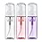 Tekson Soap Foam Bottle (60ml, 2 fl oz), Empty Travel Foaming Lash Shampoo for Cleanser, Dispenser (Clear, Pink, Purple)