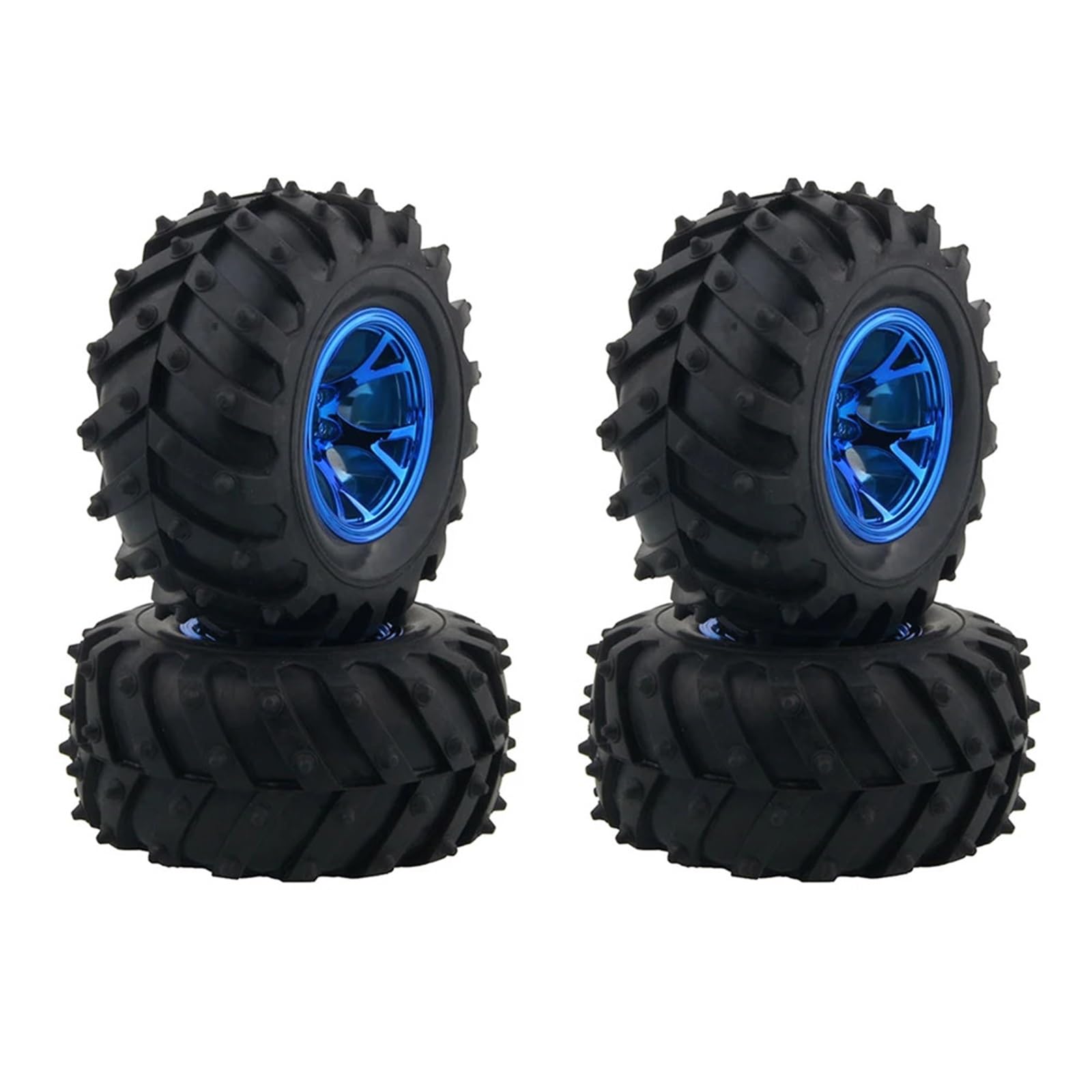 Per Traxxas Per Scx10 Per Buggy 1/10 Pneumatico Ruota 120mm 125mm 130mm Monster Truck Pneumatici Ruote RC Auto Crawler 4PCS 12mm Hub Parti