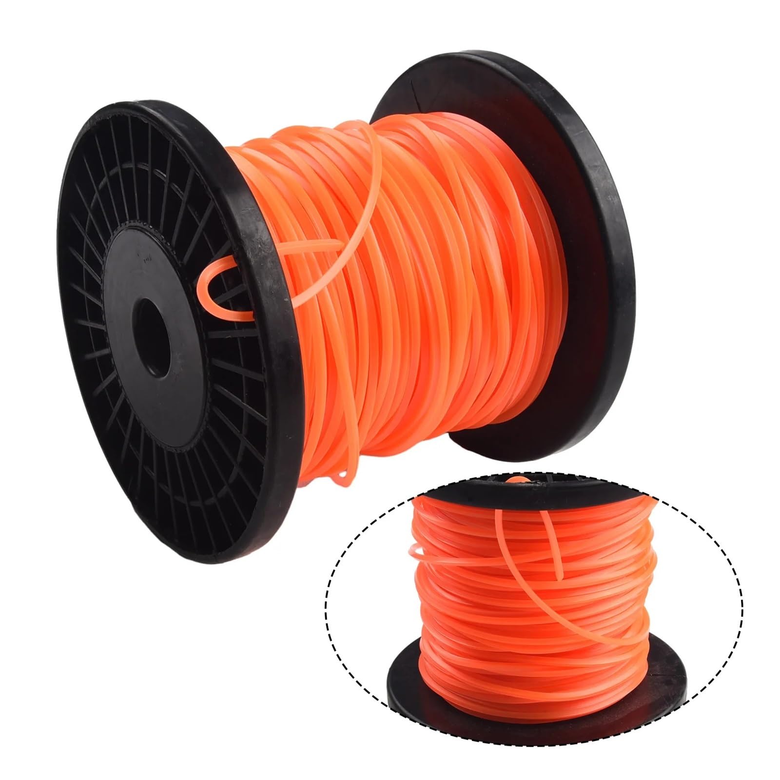 Cavo Arancione a Linea Tonda da 30 m 50 m Cavo Versatile Compatibile con Accessori per Tosaerba(A)