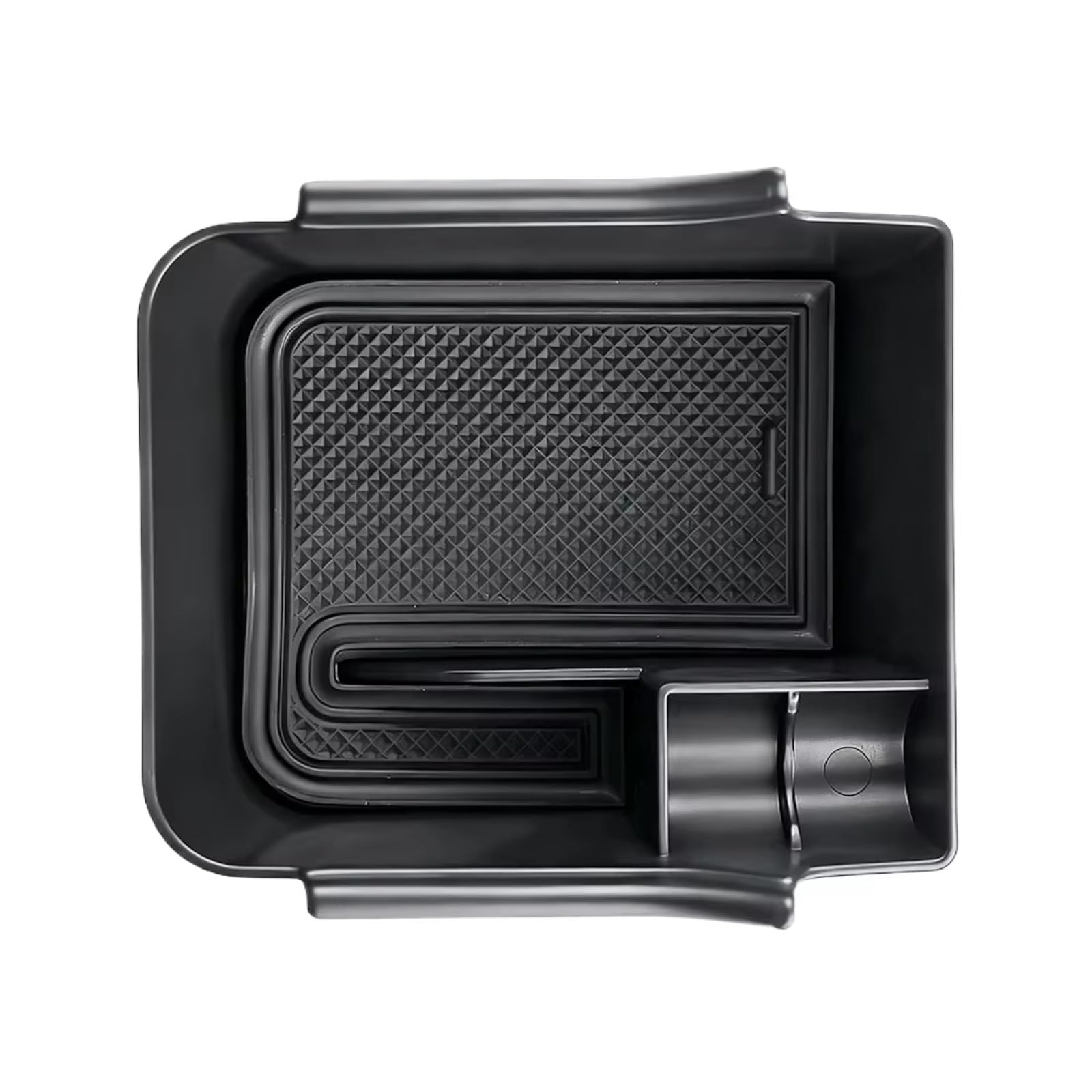 DSEQOPHH Armrest Insert Organiser Compatible With VW For Polo For MK6 2018-2023 1 Pcs Europe Armrest Box Storage Tray Holder Orgainzer Accessories