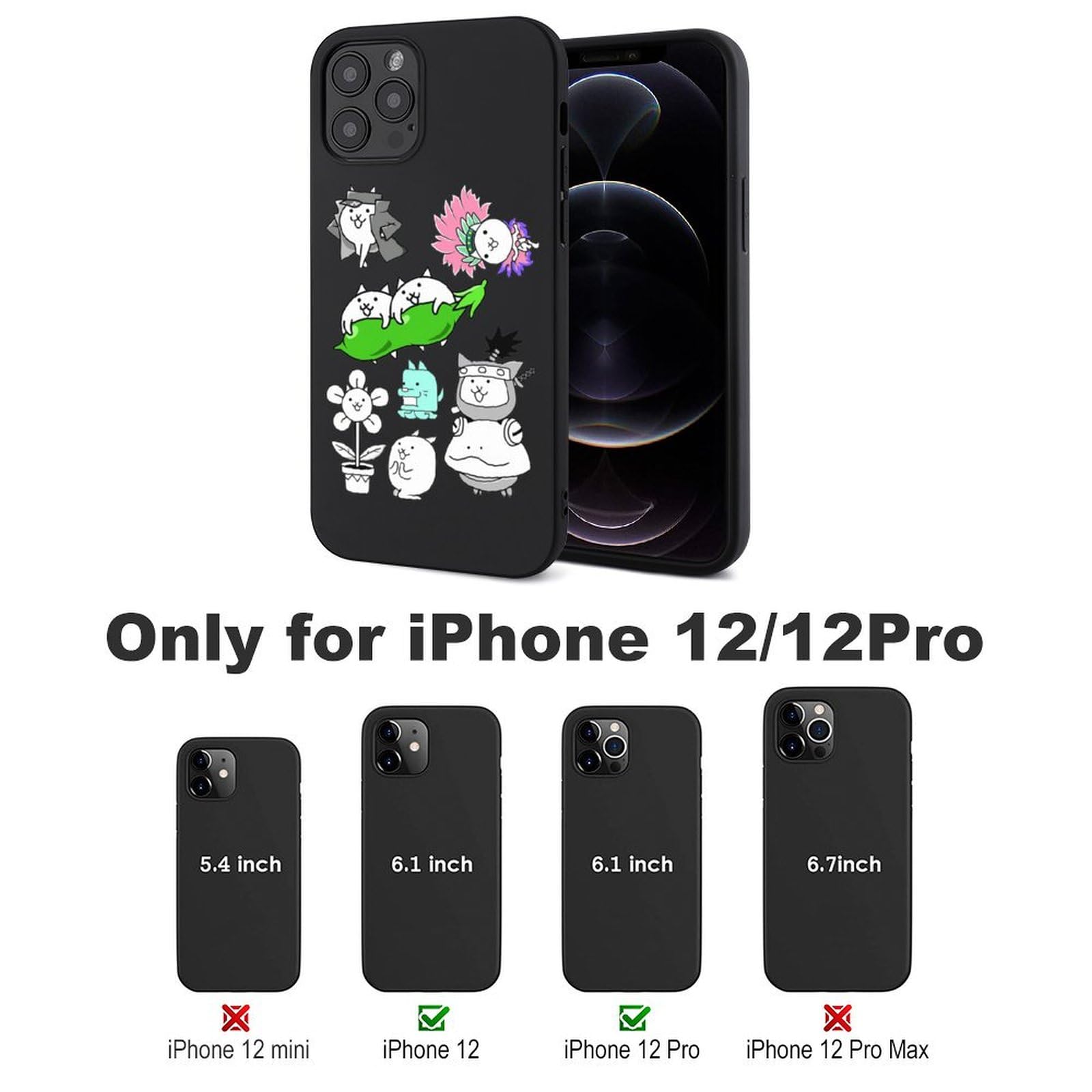 Amazon.co.jp: iPhone 12 Pro ケース にゃんこ大戦争 iPhone 12 Pro