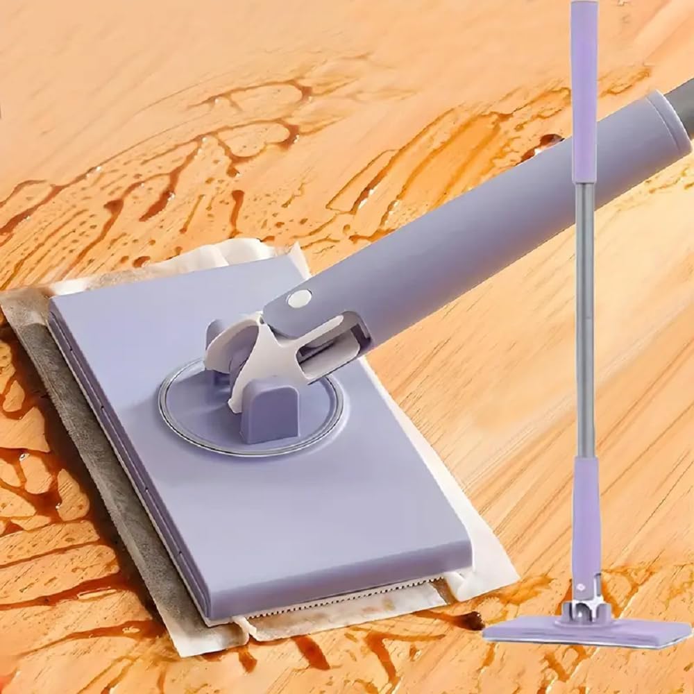 Automatic Cloth Changing Mop Floor Cleaner, Floor Cleaning Mops, Multifunctional Hands ,Household Flat Mops with Push Pull Cloth Changing Handle for Bathroom,Floor,Kitchen,Tables (1PC) (B0D7ZRXVVQ) Amazon Price History, Amazon Price Tracker