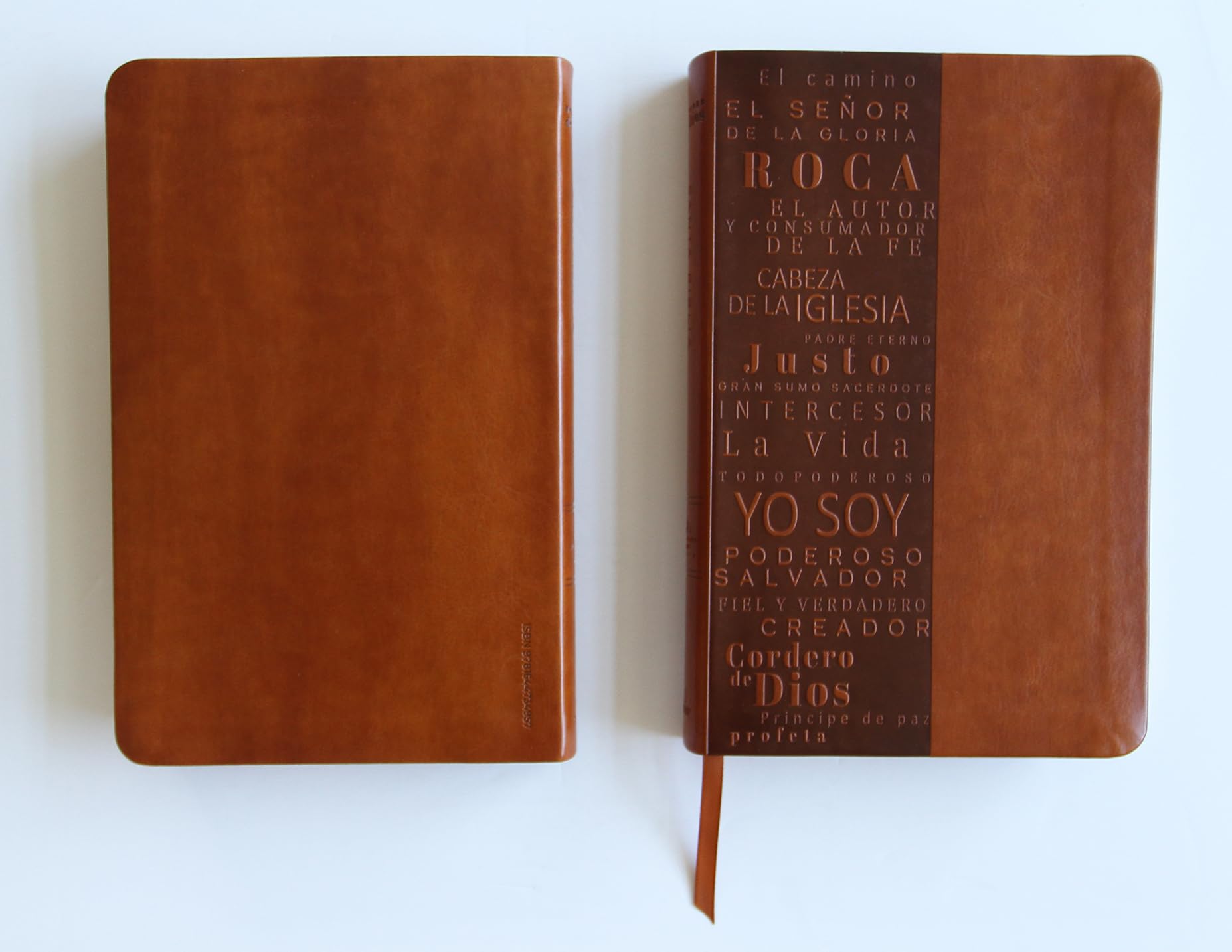 Santa Biblia / Holy Bible: Reina-Valera 1960, canelacon, simil piel, con nombres de Dios / Reina-valera 1960, Brown, Leathersoft With Names of God