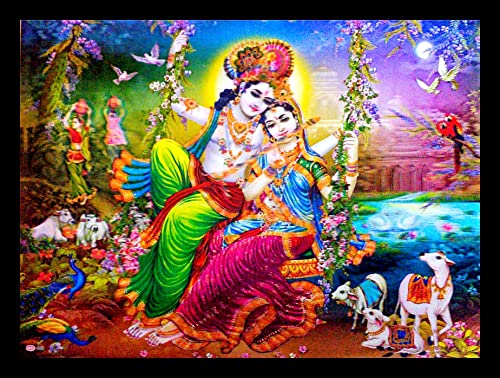 Image of Suninow 5D Painting of Radha krishna for living room (5d radha krishna)
