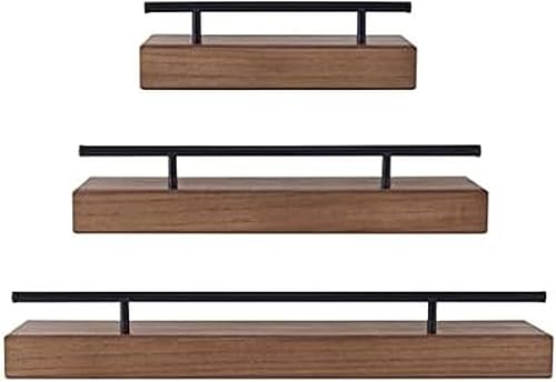 MELANNCO Estante flotante para dormitorio, sala de estar, baño, cocina, natural