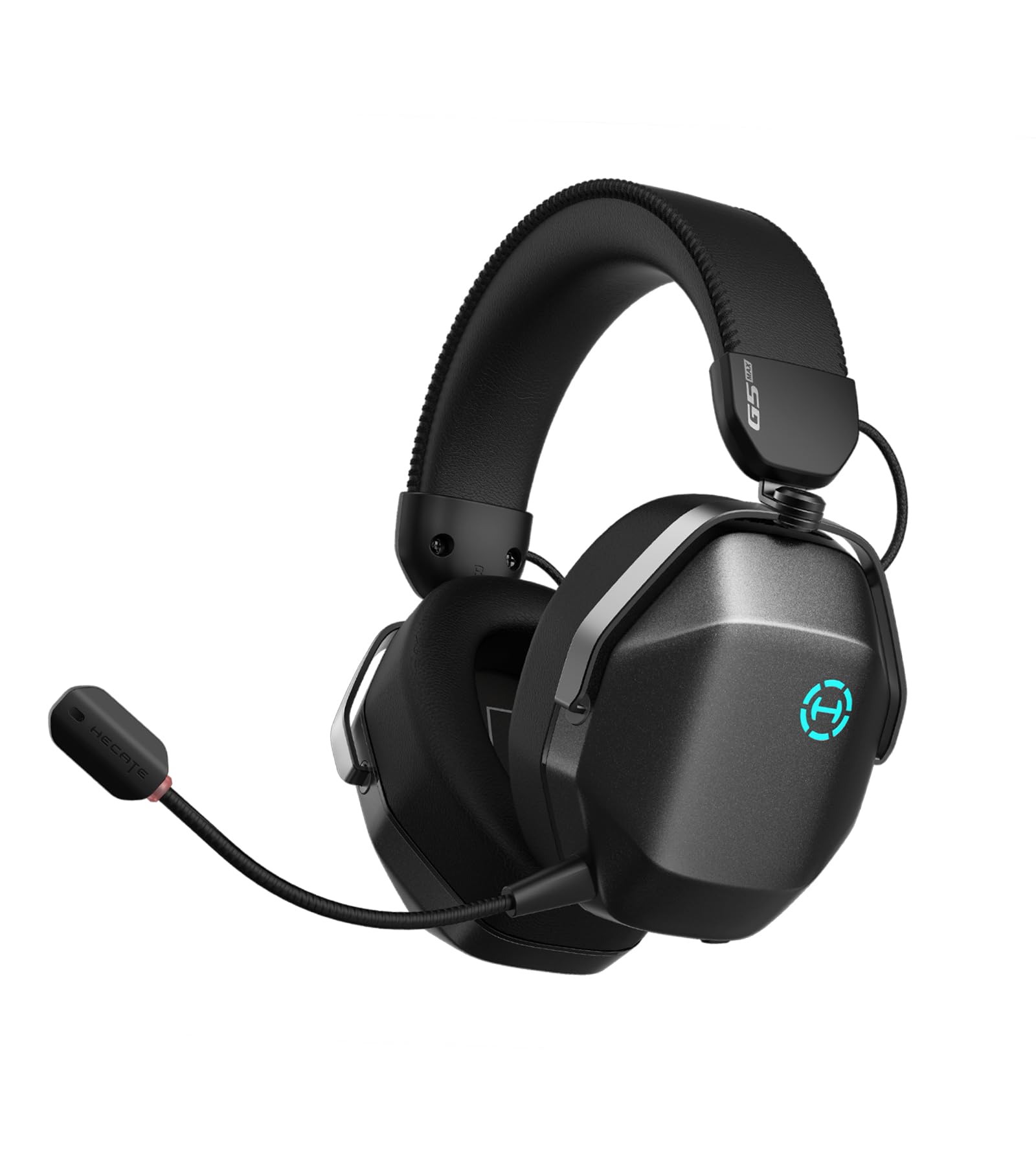 Edifier G5 Max Casque Gaming sans Fil THX Spatial Audio, Gris Sidéral | Driver Pen 53mm – Autonomie 305h, Audio HD sans Fil/Filaire, 2,4GHz/Bluetooth 6.0/Filaire, Micro détachable，4 Modes