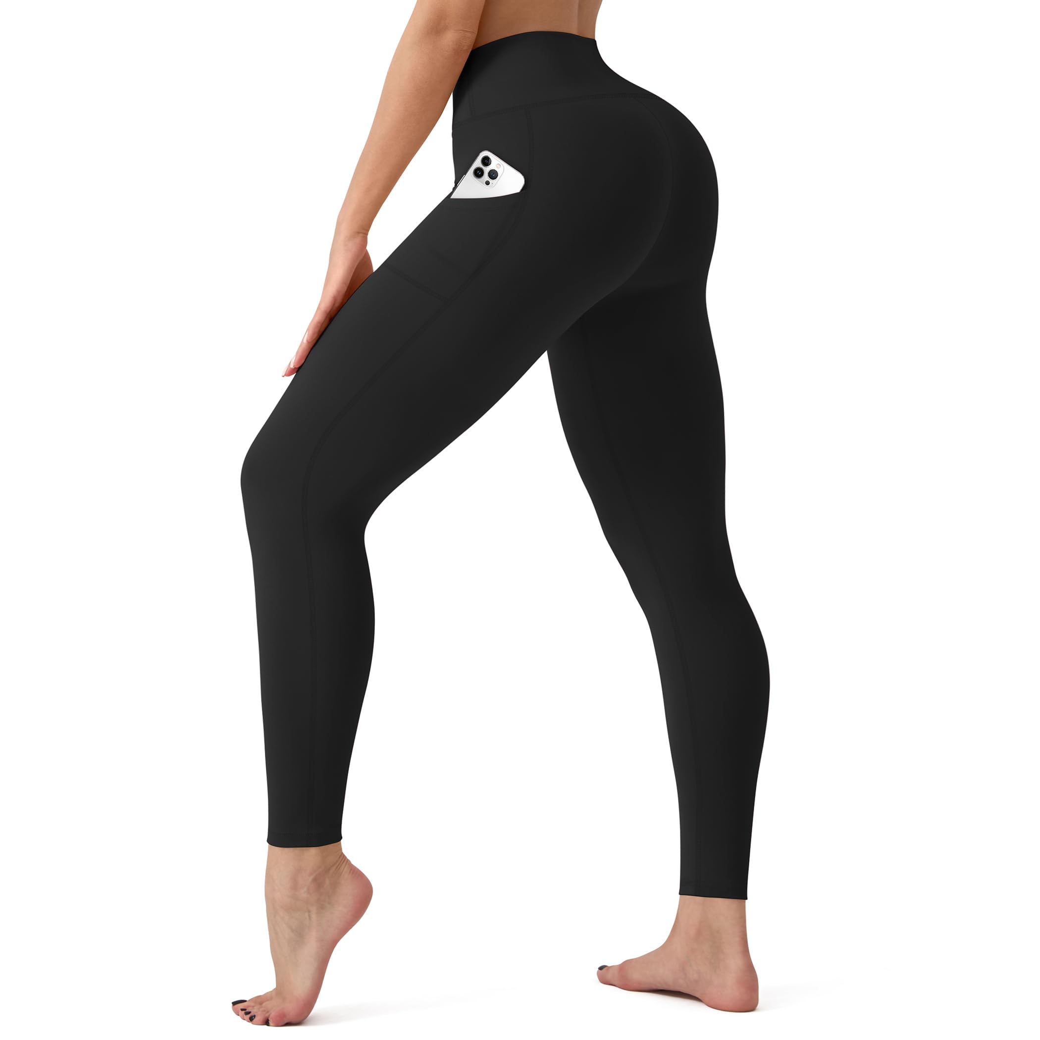 GYMGUN High Waisted Leggings for Women Buttery Soft Tummy Control Capri Yoga Pants for Workout Athletic Plus Size