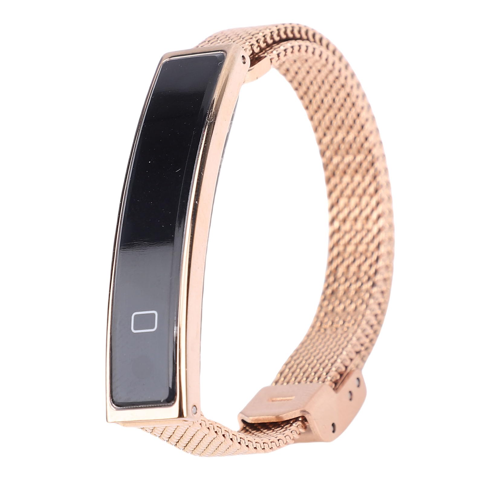 Tosuny Pulsera Inteligente, Rastreador de Ejercicios Elegante con Correa de Acero para Notificación de Llamadas y Contador de Pasos, Banda Inteligente Compatible con Teléfonos