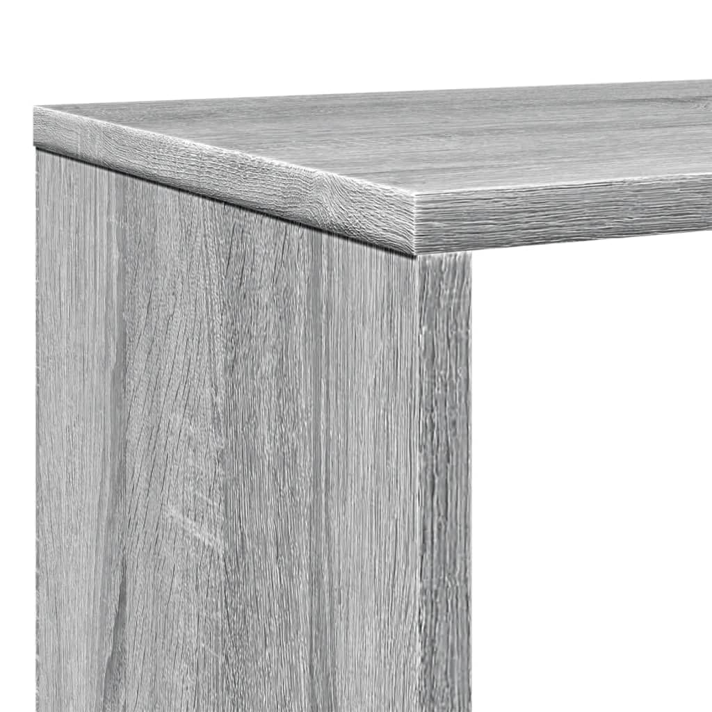 Générique Regał z 12 przegródkami 132 x 29 x 141,5 cm drewno inżynieryjne, uniwersalna półka działowa na książki, czasopisma i DVD, szafka do przechowywania książek z mocowaniem ściennym