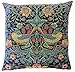 Qui556 William Morris Fragole Ladro Federa per cuscino William Morris, idea regalo, 45 x 45 cm, motivo: Gobelin