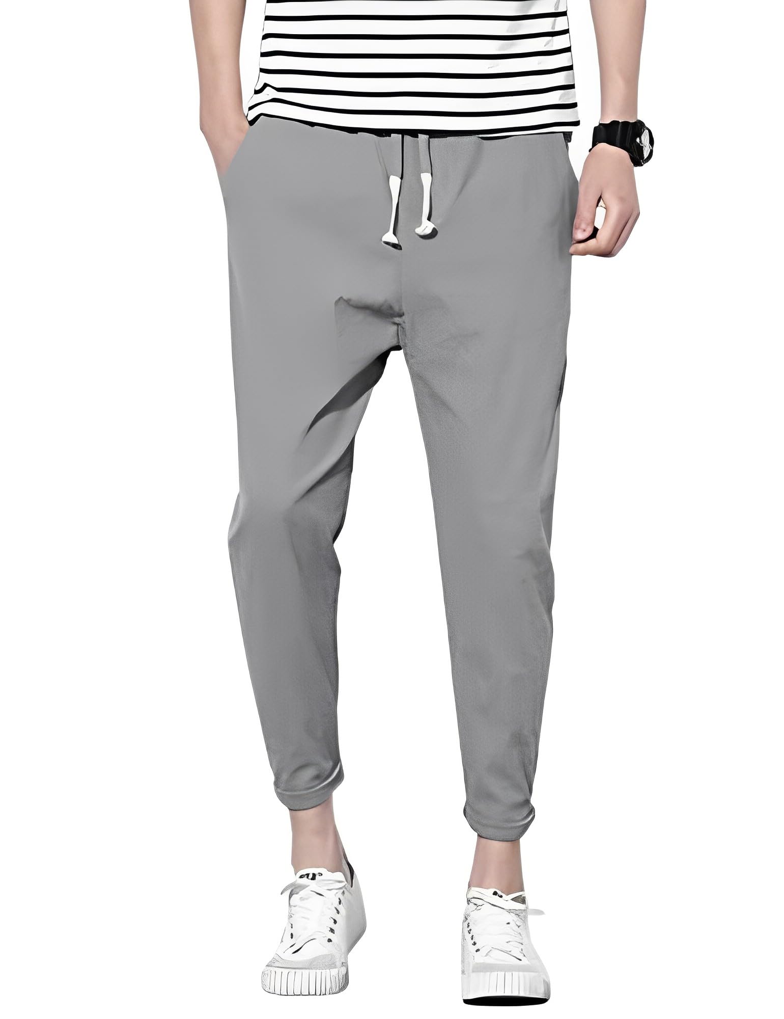 Polyester Men's Joggers Regular Fit Stretchable Gym, Sports & Yoga Wear | Joggers for Men | Track Pant for Men-picture-24