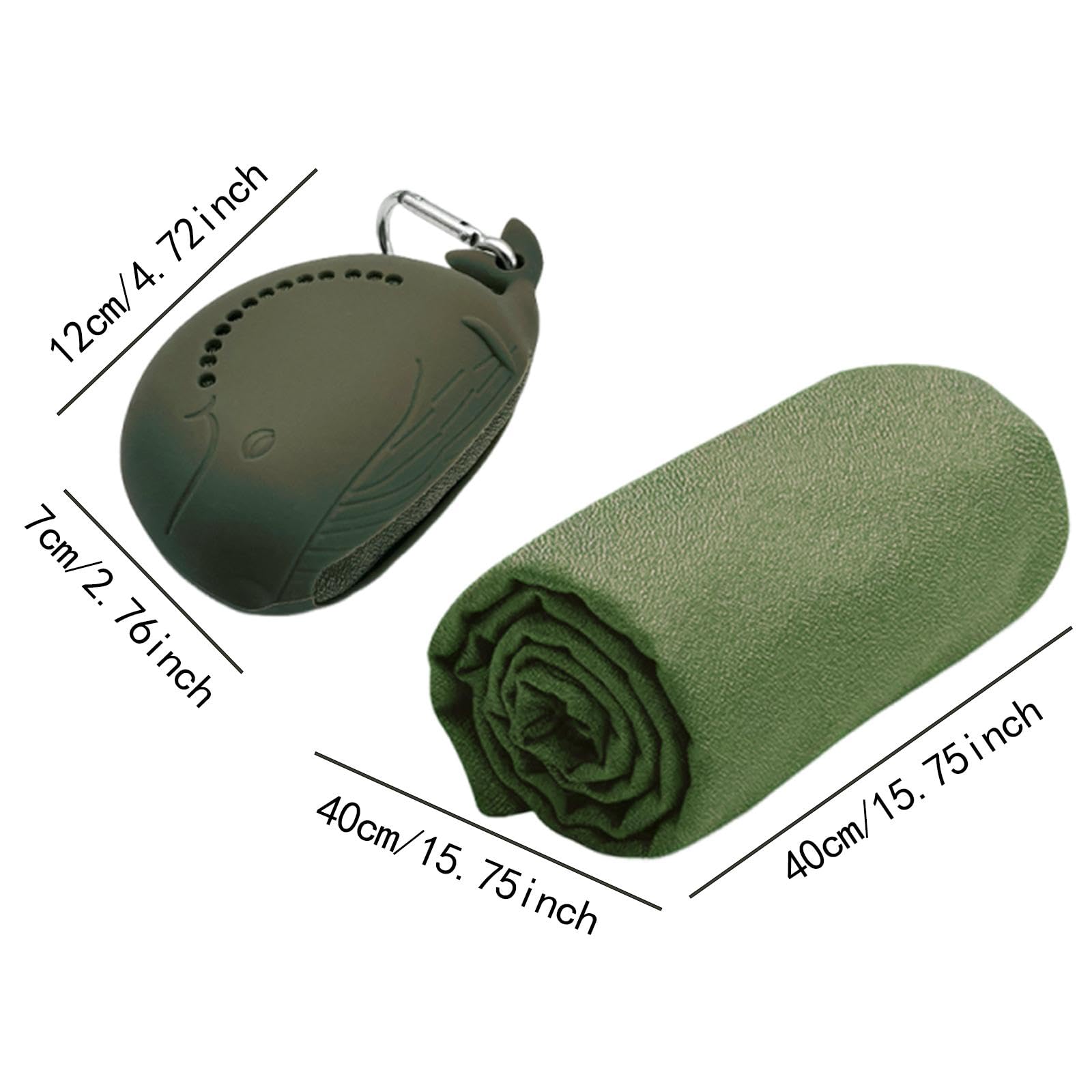 predolo Lot de 4 Serviettes Rafraîchissantes pour Le Cou et Le Visage, Idéales par Temps Chaud, pour La Course à Pied, Les et La Natation, 6 pièces