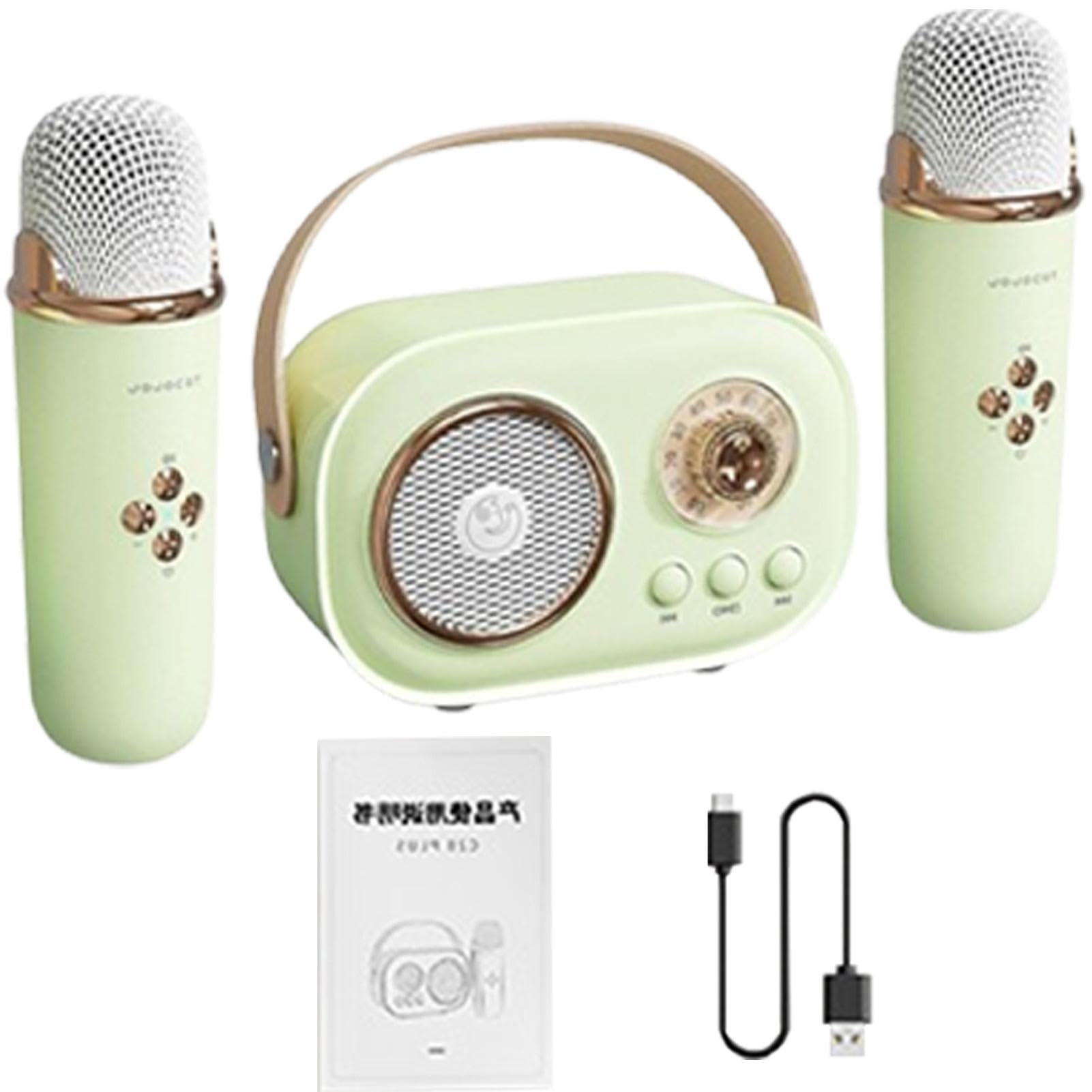 Przenośny mikrofon z głośnikiem do karaoke,przenośny mikrofon z głośnikiem