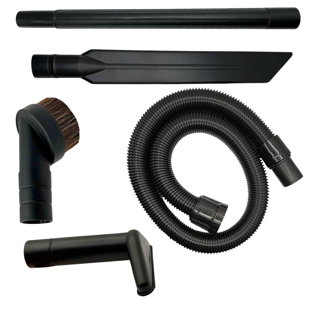 Vacuum hose bundle Compatible with Hoover C2401 backpack cleaner replacement parts attachment connector extension long 19-inch adapter plus crevice 17" dusting brush upholstery tool set 2KE2105000.