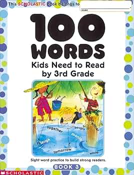 Amazon.com: 100 Words Kids Need to Read by 3rd Grade: Sight