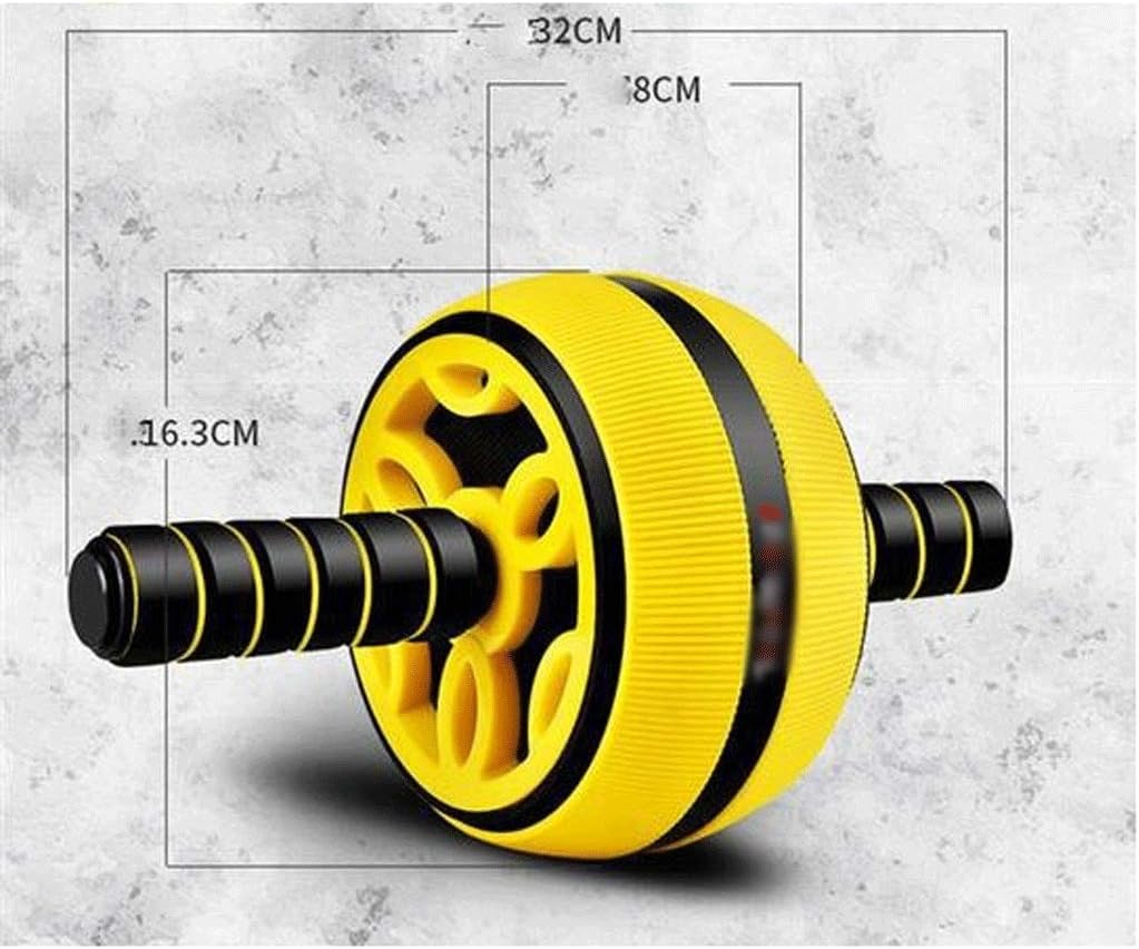 Core Training Roller Abdominal Workout Equipment Exercise and Fitness Wheel at Home with Knee Pad for Man Woman Gymnastics Home Gym