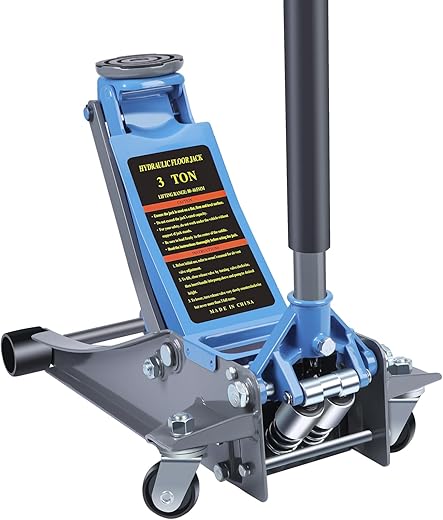 LARBANKE 3 Ton Low-profile Hydraulic Car Floor Jack,Built with Durable Aluminum and...