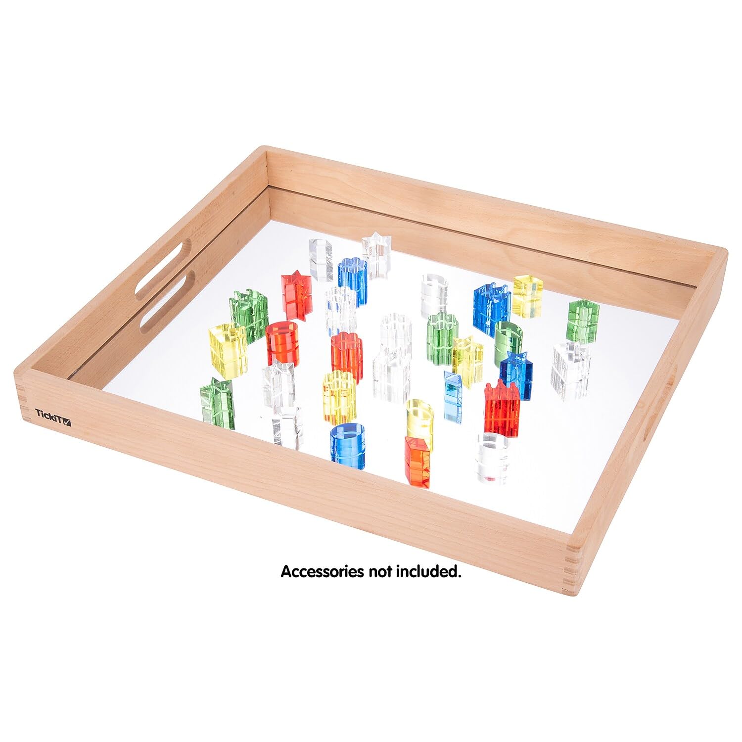 TickiT 73466 Wooden Mirror Tray