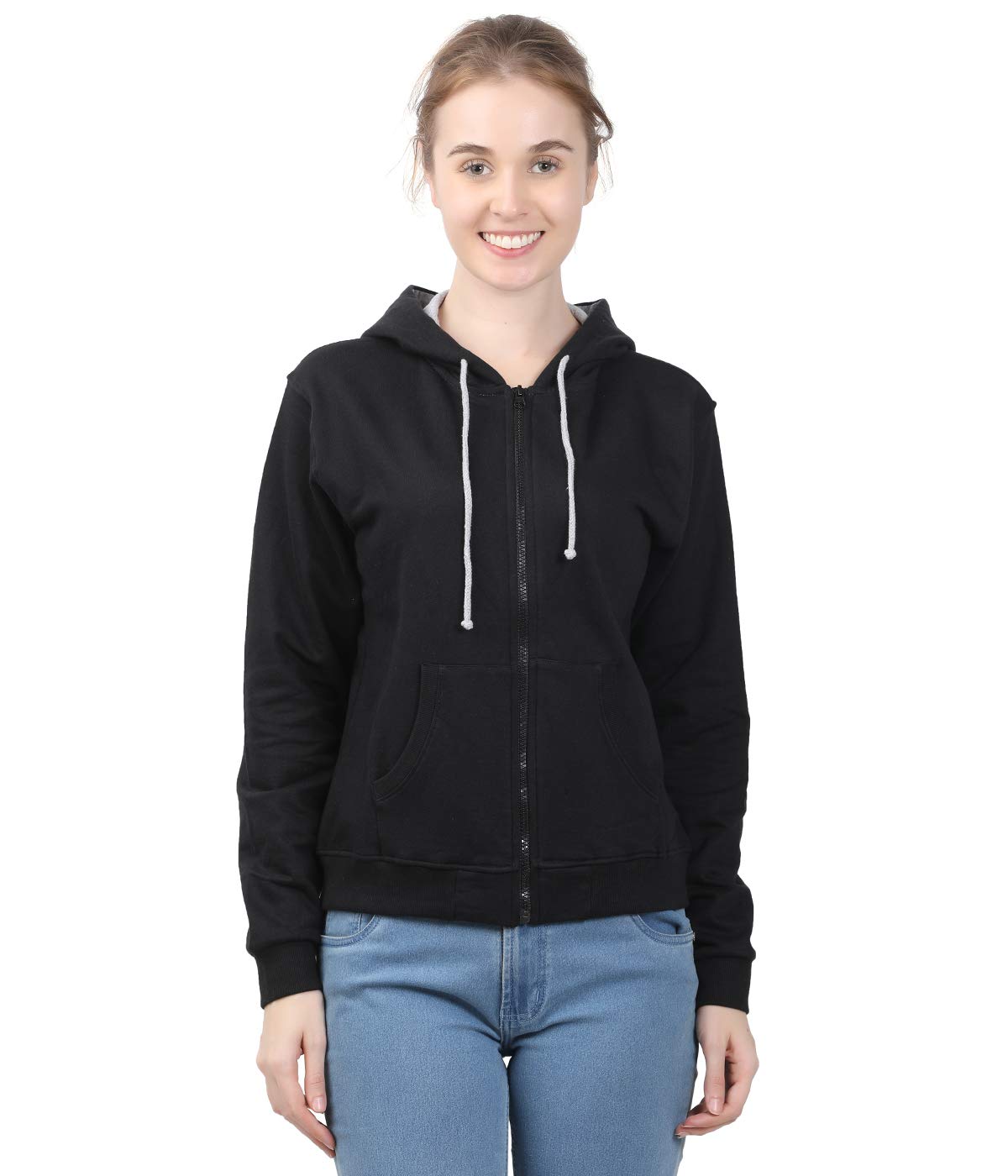 checkersbay Hooded Solid Women Sweatshirt (LSW-AA)-picture-28