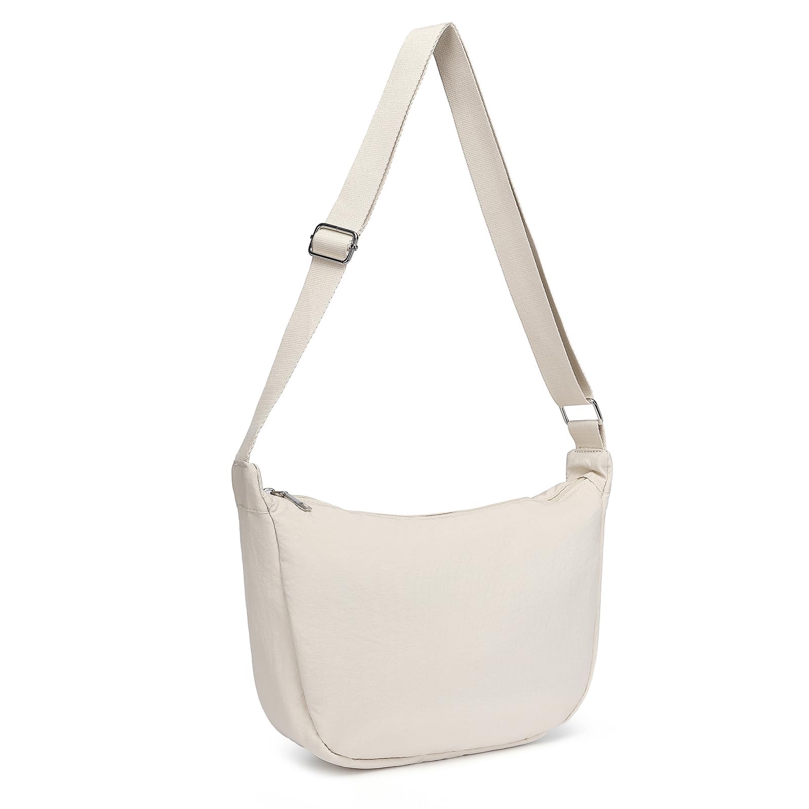 Miss Lulu Cross Body Bag for Women Waterproof Crescent Bag with Adjustable Strap