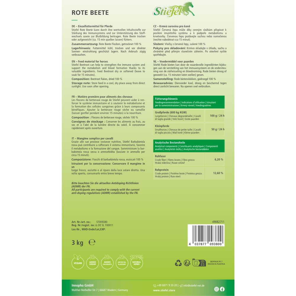 Stiefel Beetroot Flakes 3 kg