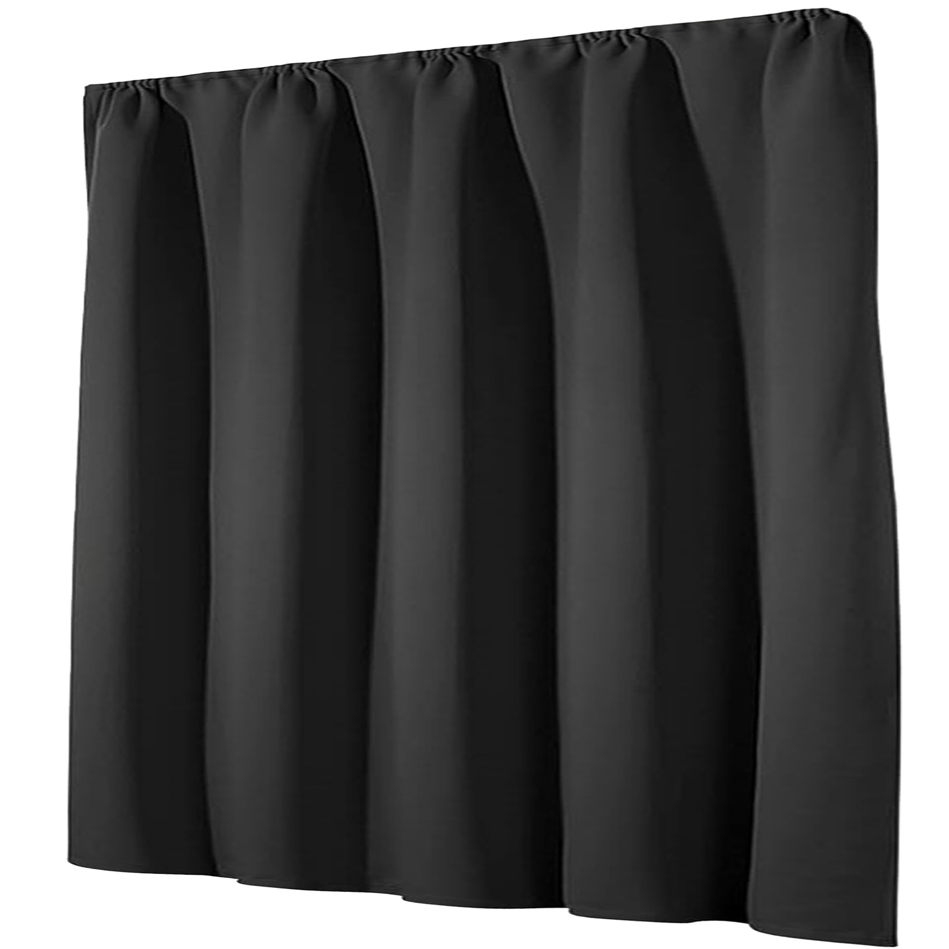 Rideau occultant thermique noir 100x115cm pour isolation de fenêtre