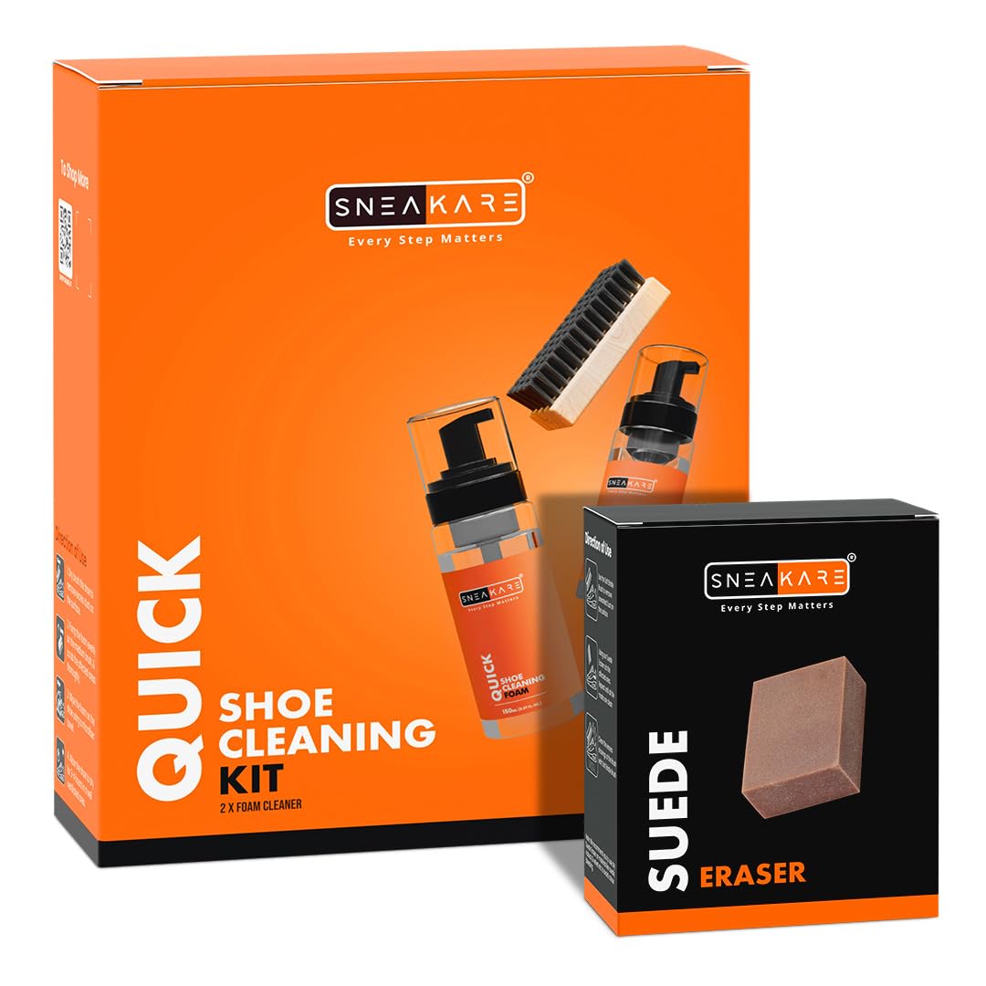 SNEAKARE Quick Shoe Cleaning Kit, White, 150ml - Image 1