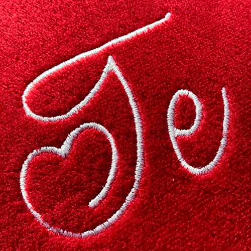 Almofada Coração de Pelúcia Gigante Te Amo Vermelho Grande Cor:Vermelho