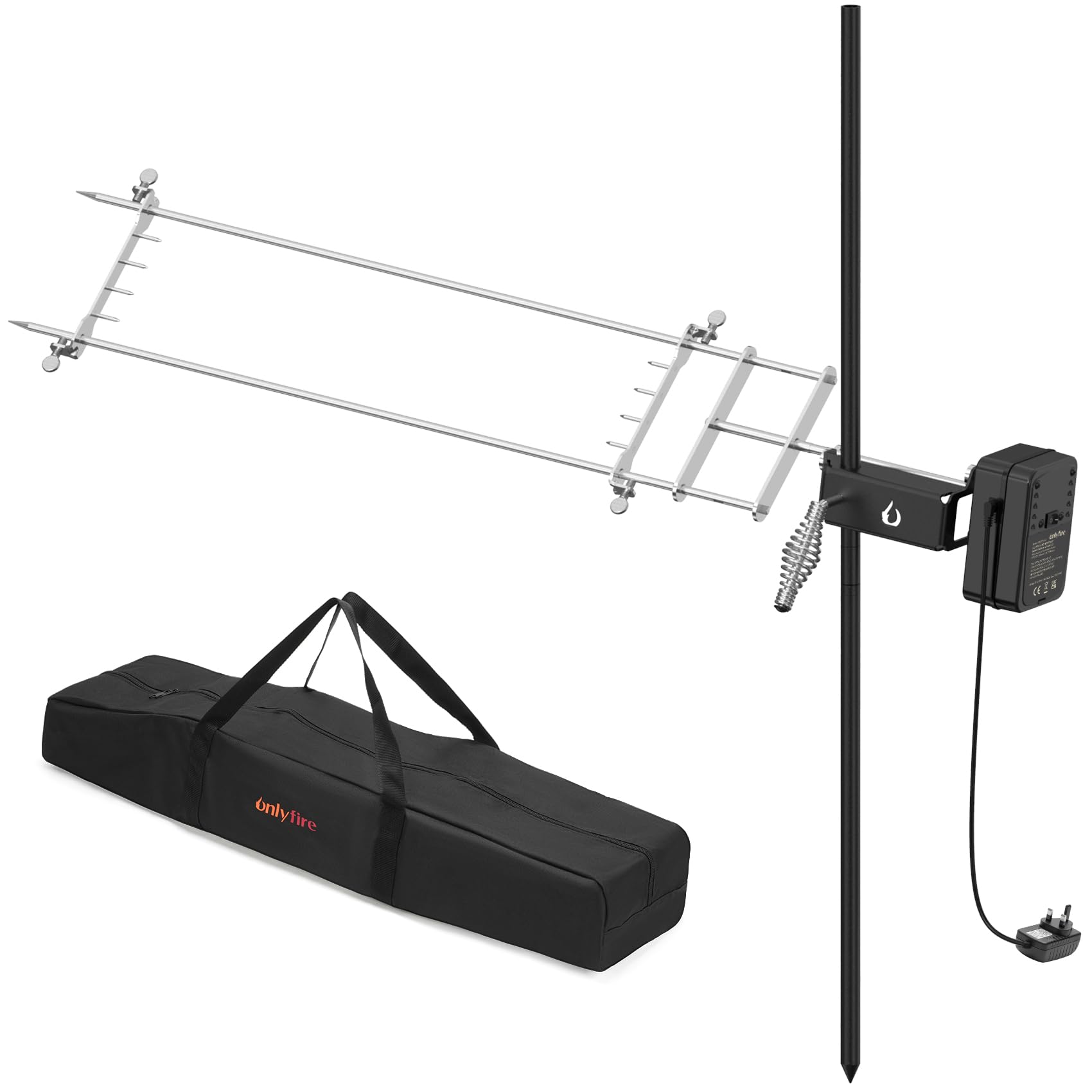 onlyfire Kit de parrilla asadora para barbacoa al aire libre