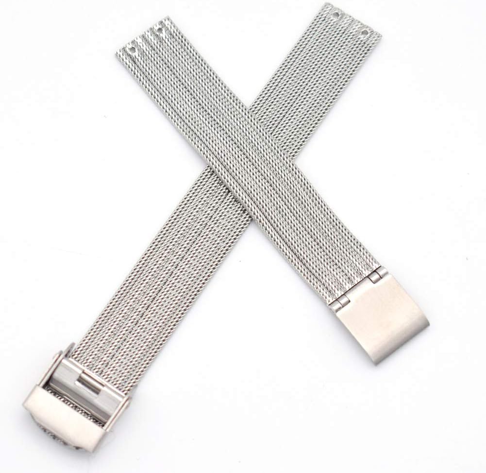 bullish14mm Screwing Stainless Steel Watch Strap Replacement for Skagen Fits Selected Models Listed Below 355SMM1 355SSGS 355SSRS 355SSS1