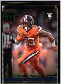 2021 Panini Chronicles #PA-16 Javonte Williams Denver Broncos Football Trading Cards