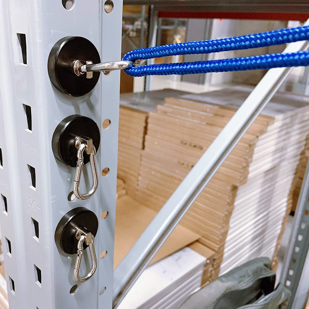 Heavy Duty Magnetic Hooks - 170lbs Strong! -6 Heavy Duty Magnetic Hooks - 170lbs Strong! -6