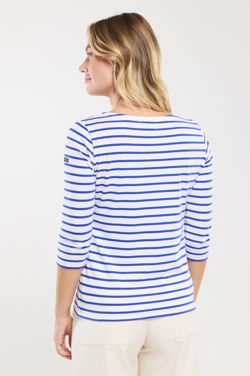 Armor Lux Marinière col Bateau en Coton léger