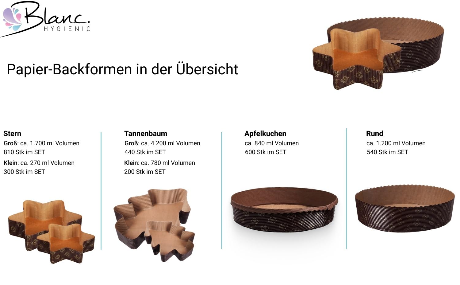 Papier-Backform Herz Groß 980 ml 600 Stück Braun | 980 ml Volumen, 600 Stück, aluminiumfrei, backofenfest, tiefkühlgeeignet & lebensmittelecht