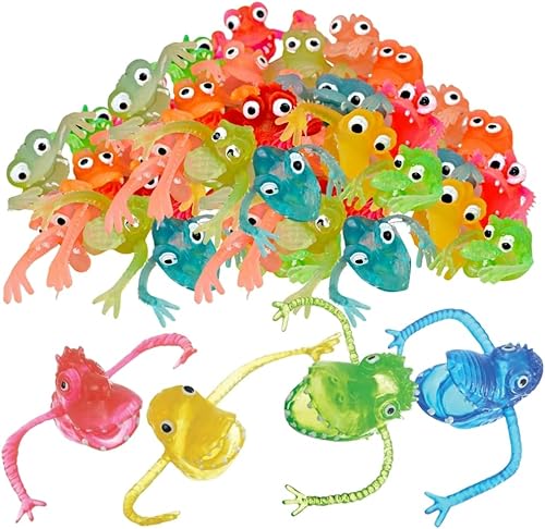 Marionetas de dedo de neón - Colores surtidos - 72 piezas
