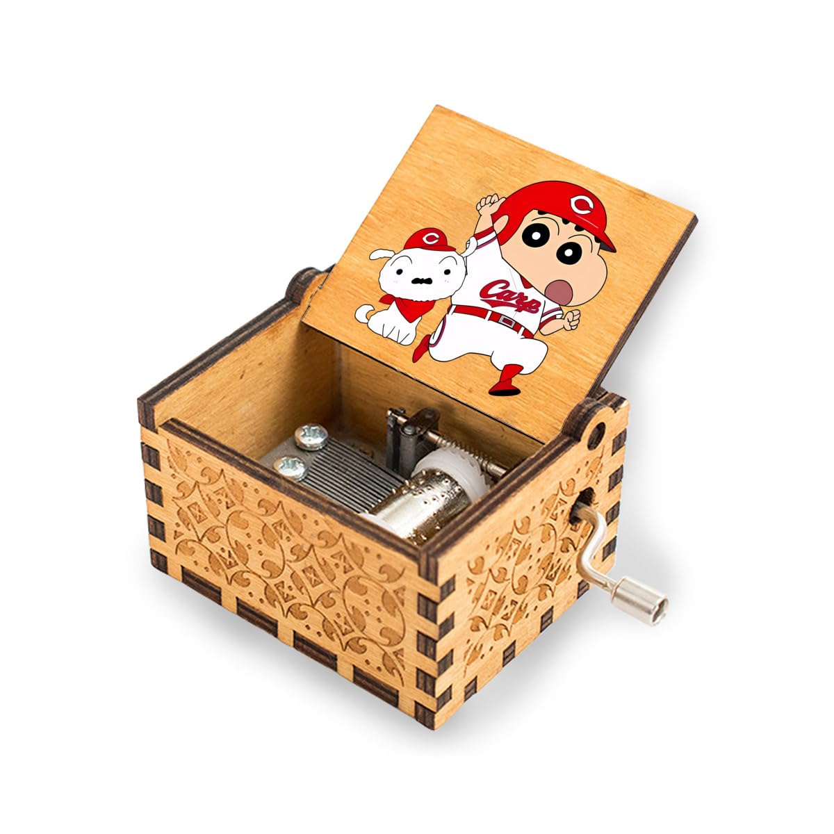 Amazon.co.jp: クレヨンしんちゃん オルゴール 音楽ボックス 木製 