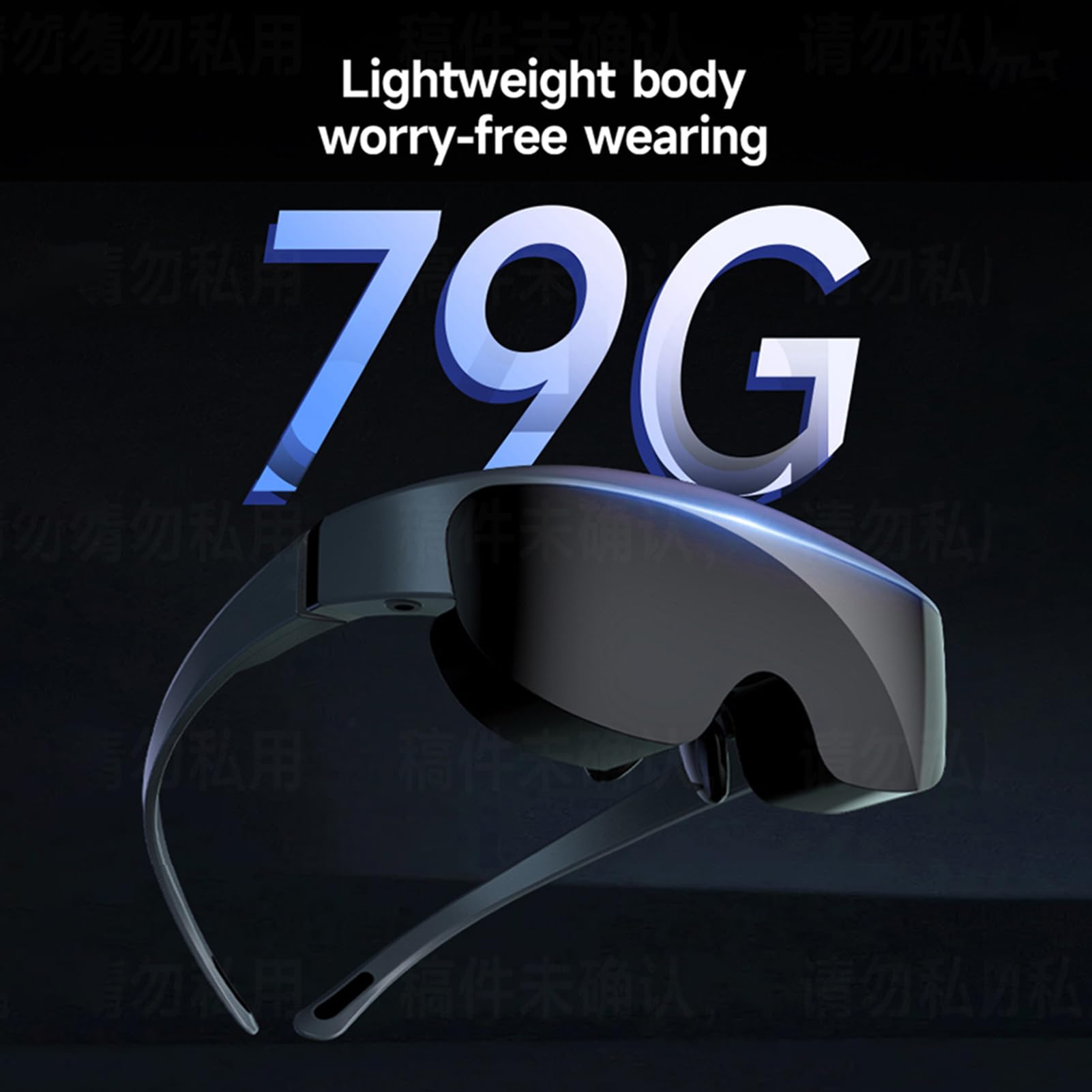 Denash Gafas AR, Pantalla OLED 1080P, 3000 Nits, Pantalla Virtual de 400", Ajuste de Miopía de 0-600°, Gafas XR Inmersivas Todo en Altavoces Incorporados para Todos los Dispositivos USB-C DP