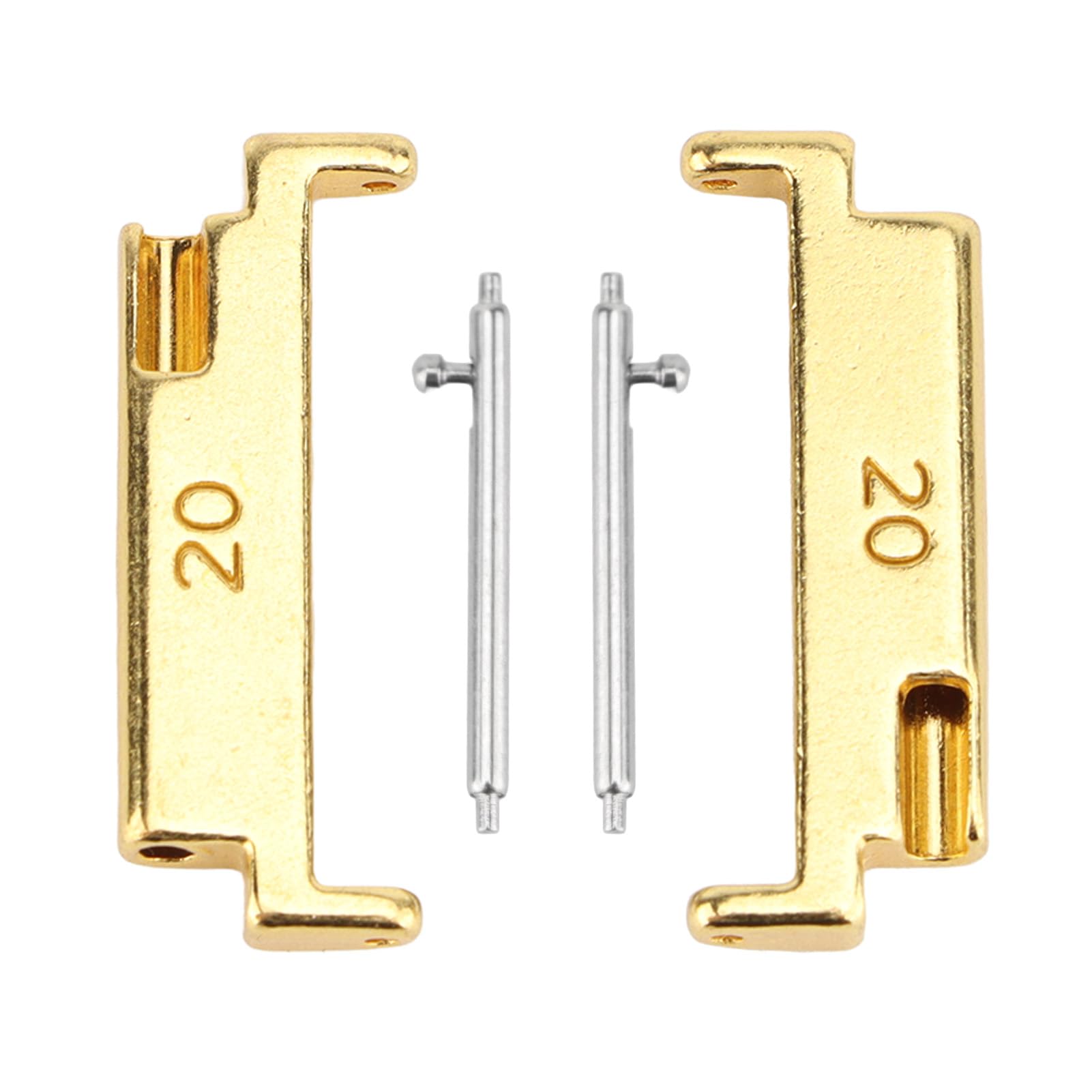 Adaptateur De Bracelet Pour Montre - Connexion Métallique - 1 Paire - Compatible Nombreuses Montres