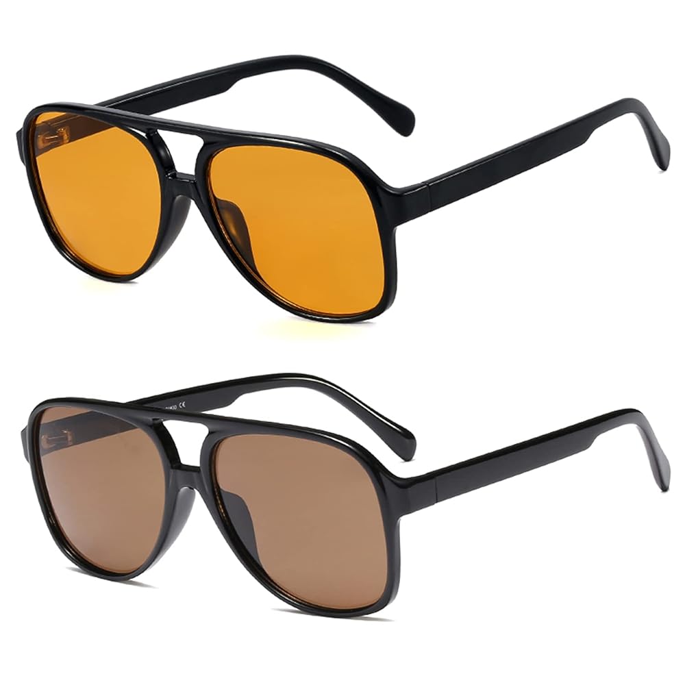 サングラス　vintage eyewear 70s Retro Square 70s Sunglasses for Men Women Vintage Trendy Sun