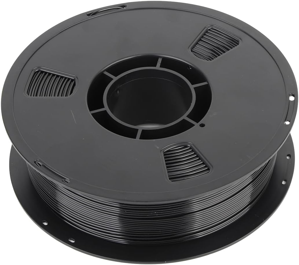 PETG Filament 1.75mm, 3D Printer Filament, High Strength & Rigidity 3D Printer Filament, Dimensional Accuracy, Fit Most 3D Printers (Black)
