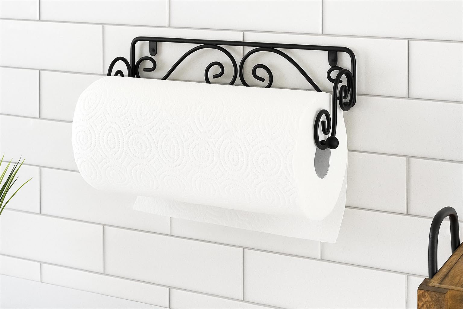 Kundi Wall Mounted Paper Towel Holder for Kitchen, Toilet, Bar, Office, Restaurant 2