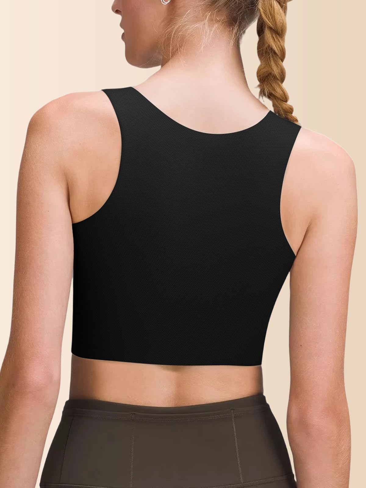 GCTBL Trans Binder Transgénero FTM Medio Binder Transpirable Corset Binder para Mujer