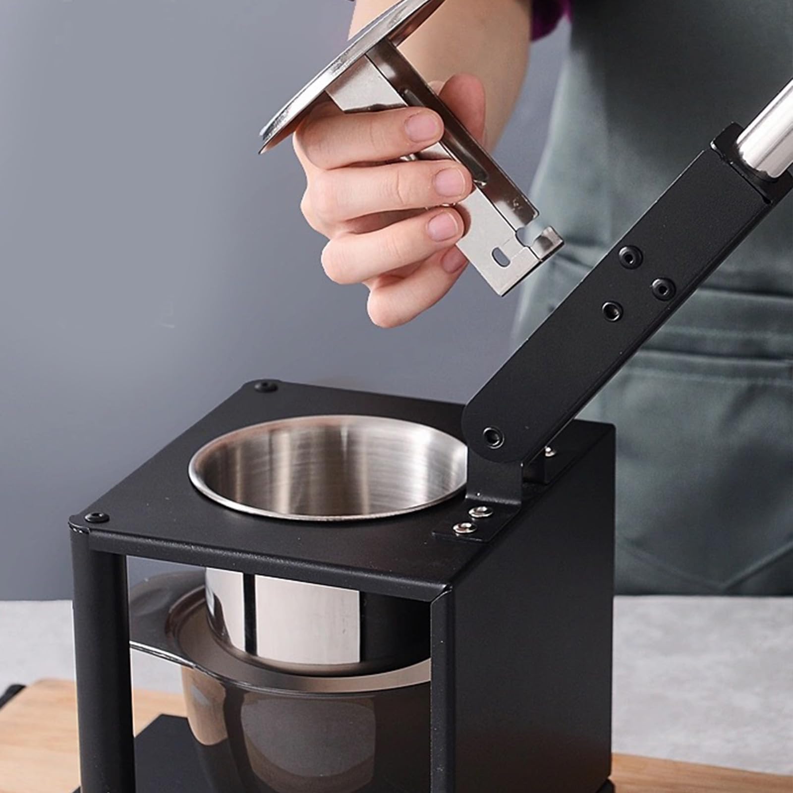 Succhi Maker Manuale In Acciaio Inox Succo di Succo Agrumi Premere Portatile